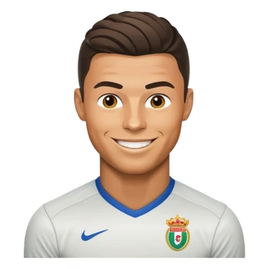 Cristiano Ronaldo football emojis sticker