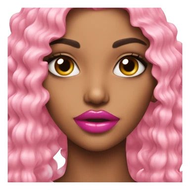 pink lipgloss  sticker