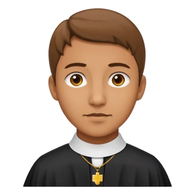 The priest who presides over the wedding sticker