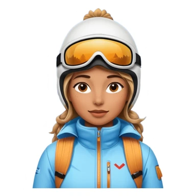 Woman Skiing, Background Matterhorn Matterhorn sticker