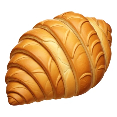 Beige Cozy Croissant autumn sticker