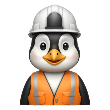 penguen işçi sticker