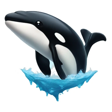 Killer whale sticker