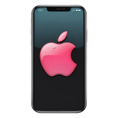 apple style emoji of a smartphone with the TikTok app open on screen sticker