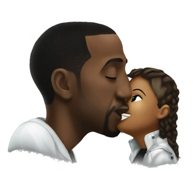 p diddy kissing meek mill sticker