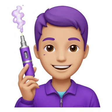vape paars cute sticker