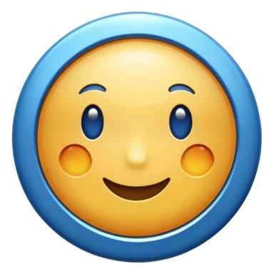 Verification blue badge sticker