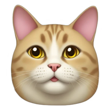 fat peruvian cat sticker