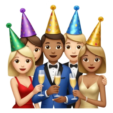 New year aesthetic sticker