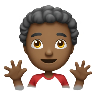 jul qui fait sont signe avec les doigts sticker