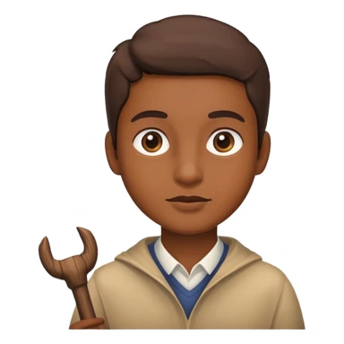 Peepe stopping with a stick sticker