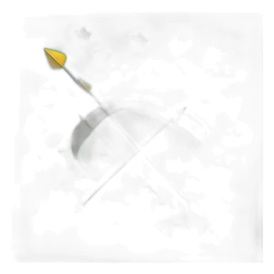 flag with 3 arrows and 12 gold stars on a green background sticker