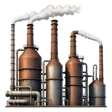 oil refinery rust free sticker