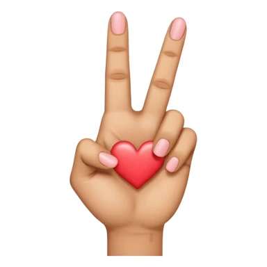 hand korean finger heart emoji that has the middle finger sticking out sticker