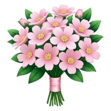 pale pink flower bouquet 🌸 sticker