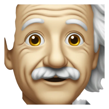 albert einstein happy as philosopher sticker