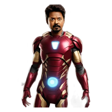 Thalapathy Vijay as ironman sticker