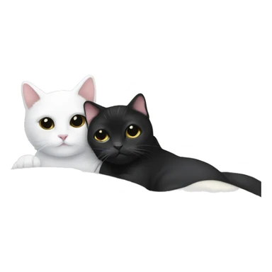 White lady snuggling with a tuxedo cat with a blanket sticker