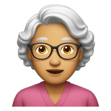 Singlish auntie sticker