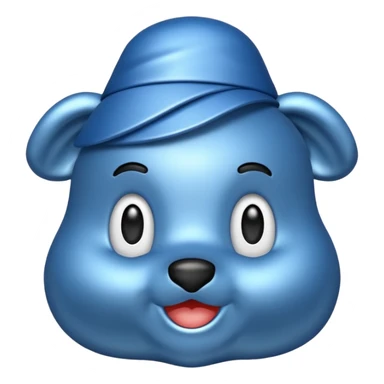 Corno francese blu sticker