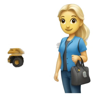 Un mec blond avec une calvitie au devant de son crane sticker