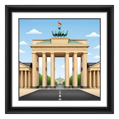 brandenburg gate sticker