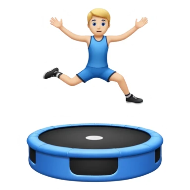 A emoji trampoline (only the trampoline with NO kid) sticker