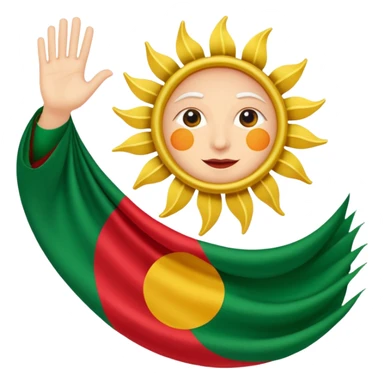 Kürdistan baurağı sticker