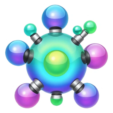 molecule eating sticker