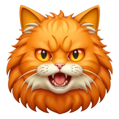 Cat roar  sticker