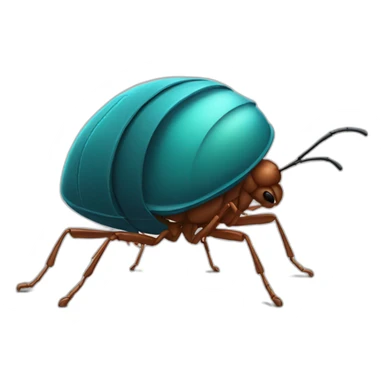 Bedbug wirh Headset sticker