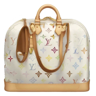 Louis Vuitton bag white sticker