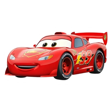 lightning mcqueen young sticker