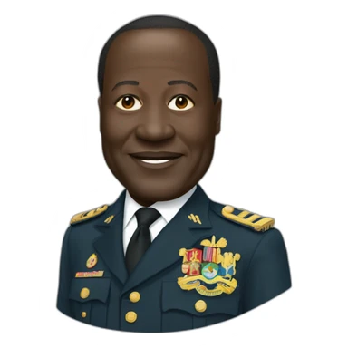 Le president alasane ouattara de la côte d'icoire sticker