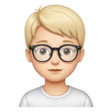 Child with Glasses  sticker