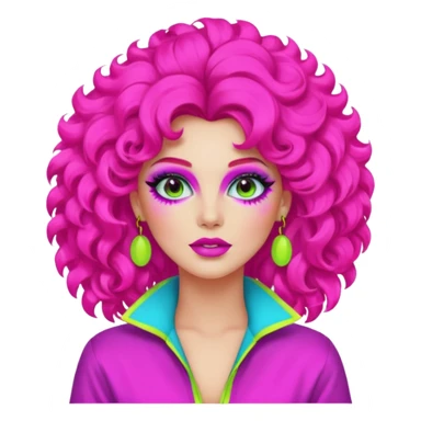 80'S CELEBRITY GIRL sticker