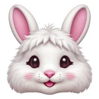 wink rabbit sticker