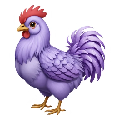 Lavender ameraucana sticker