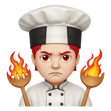 SATAN CHEF ATTITUDE  sticker