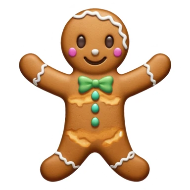 gingerbread cryptid  sticker