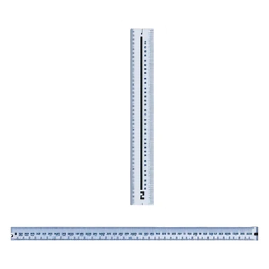 inch ruler with visible measurements sticker