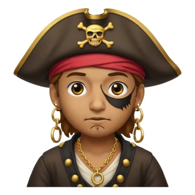 animated emoji for a player called prophet of doom IDK shrug emote needs to be pirate themed and dark sticker