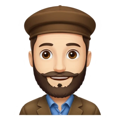 Stereotypical Jewish man sticker