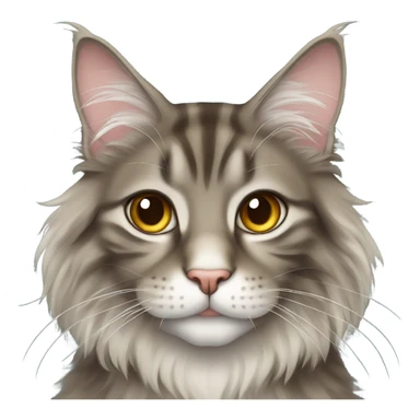 Maine coon cat sticker