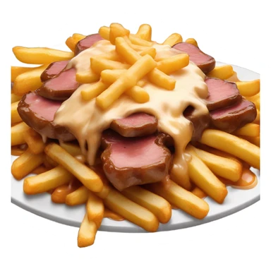 Poutine smoked meat sticker
