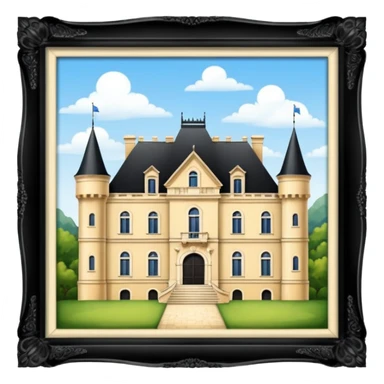 Château aristocratique 1815 sticker
