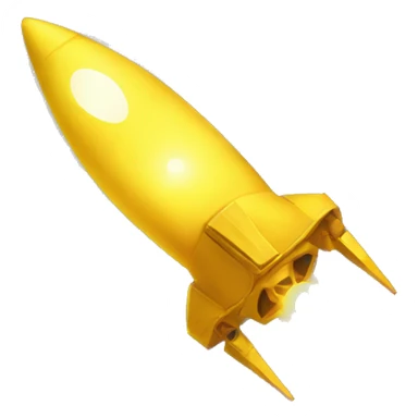 a glowing pure yellow space artifact sticker