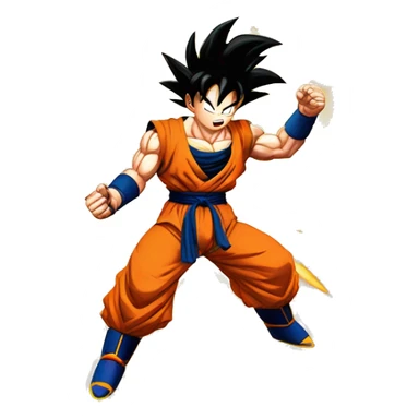 Son goku kamehameha sticker