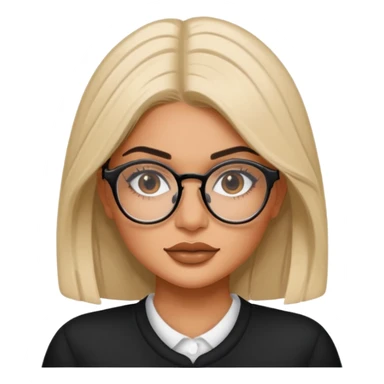 kylie jenner with glases sticker