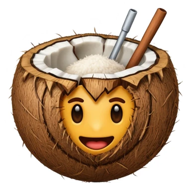 Coconut  sticker